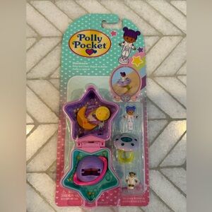 Polly Pocket Star Dream Ring and Case Set - Pink and Purple